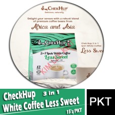 WHITE Coffee 3-in-1, CHEK HUP IPOH 15's ( Less Sweet )Less sweet