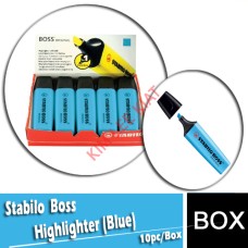 Stabilo Boss  Highlighter (Blue) 10pcs - (#70)