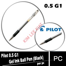 Pilot 0.5 G1 Gel Ink Ball Pen (BLACK) 1'S