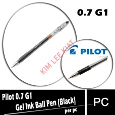 Pilot G1 0.7 Gel Ink Ball Pen (Black) 1'S