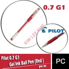 Pilot G1 0.7 Gel Ink Ball Pen (RED) 1'S