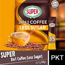 Coffee 3-in1, SUPER 35's (Less Sugar)Low In Fat