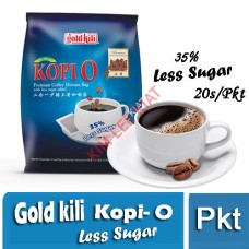 Coffee 2-in-1, GOLDKILI Kopi-O 20's (Less Sugar 35%)