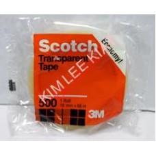 3M Scotch Transparent Tape 18mmX66M (500) LARGE